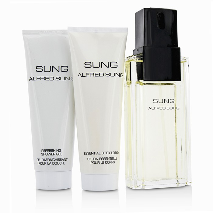 Alfred Sung Sung Coffret: Eau De Toilette Spray 100ml/3.4oz + Body Lotion 75ml/2.5oz + Shower Gel 75ml/2.5oz 3pcsProduct Thumbnail