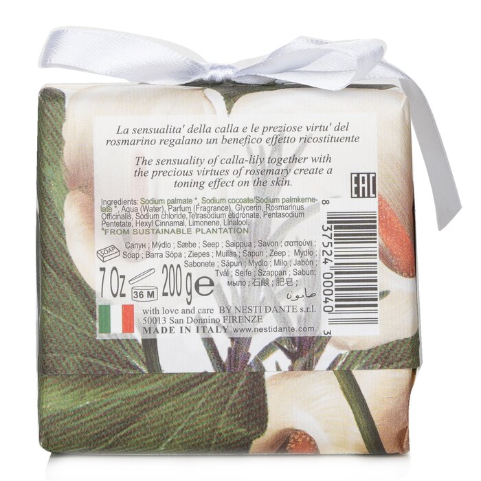 Nesti Dante Gli Officinali Soap - Calla-Lily & Rosemary - Velveting & Tonic 200g/7ozProduct Thumbnail