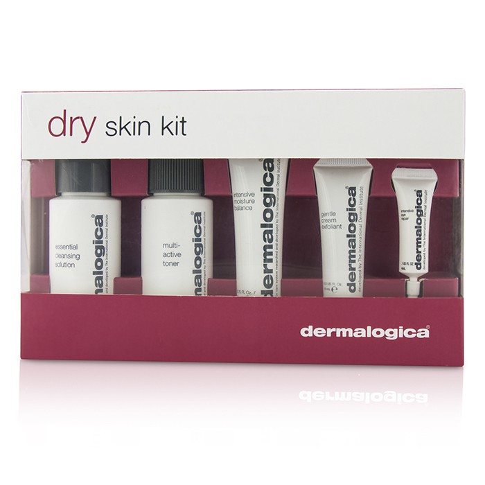 Dermalogica Dry Skin Kit: Cleanser 50ml + Toner 50ml + Moisture Balance 22ml + Exfoliant 10ml + Eye Repair 4ml 5pcsProduct Thumbnail