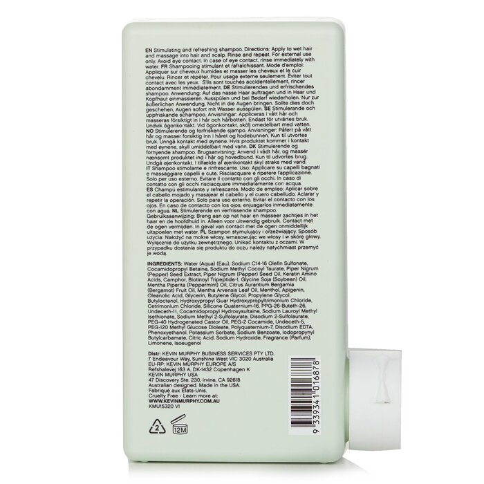 Kevin.Murphy Stimulate-Me.Wash (Stimulating and Refreshing Shampoo - For Hair & Scalp) 250ml/8.4ozProduct Thumbnail