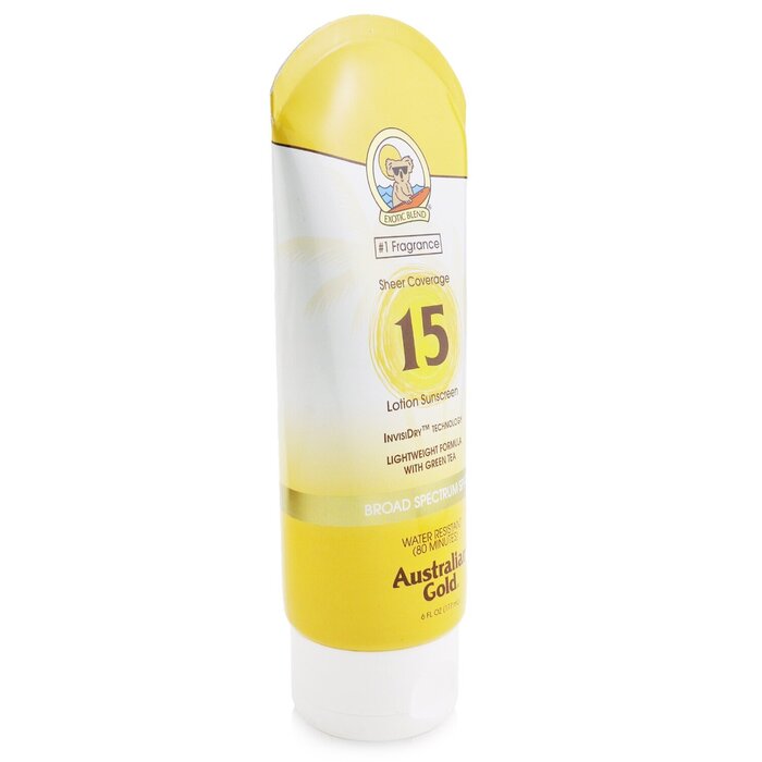 Australian Gold Sheer Coverage Солнцезащитный Лосьон SPF 15 177ml/6ozProduct Thumbnail