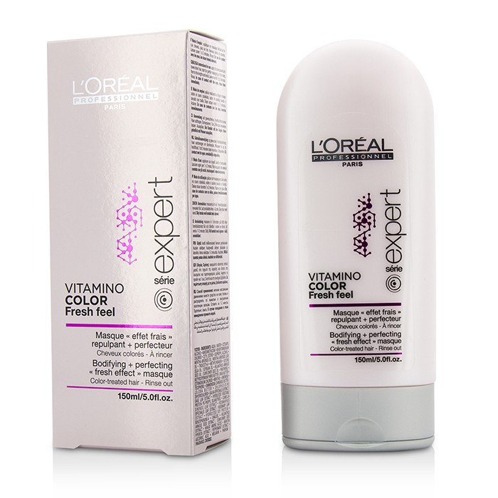 L'Oreal Professionnel Expert Serie - Vitamino Color Fresh Feel Bodifying + Perfecting <Fresh Effect> Mascarilla - Enjuague 150ml/5ozProduct Thumbnail