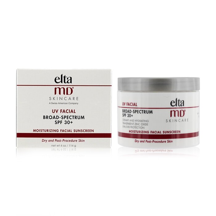 EltaMD Krem do opalania do twarzy UV Facial Moisturizing Facial Sunscreen SPF 30 - For Dry & Post Procedure Skin 114g/4ozProduct Thumbnail