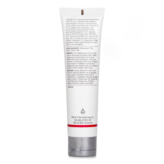 EltaMD UV Facial Creamy Moisturization SPF 35 - For Normal to Dry Skin (Random Packaging) 85g/3ozProduct Thumbnail