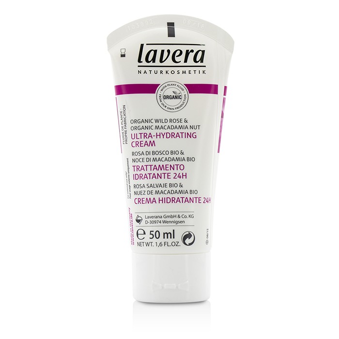 Lavera Organic Wild Rose & Macadamia Nut Ultra-Hydrating Cream - Dry Skin 50ml/1.69ozProduct Thumbnail