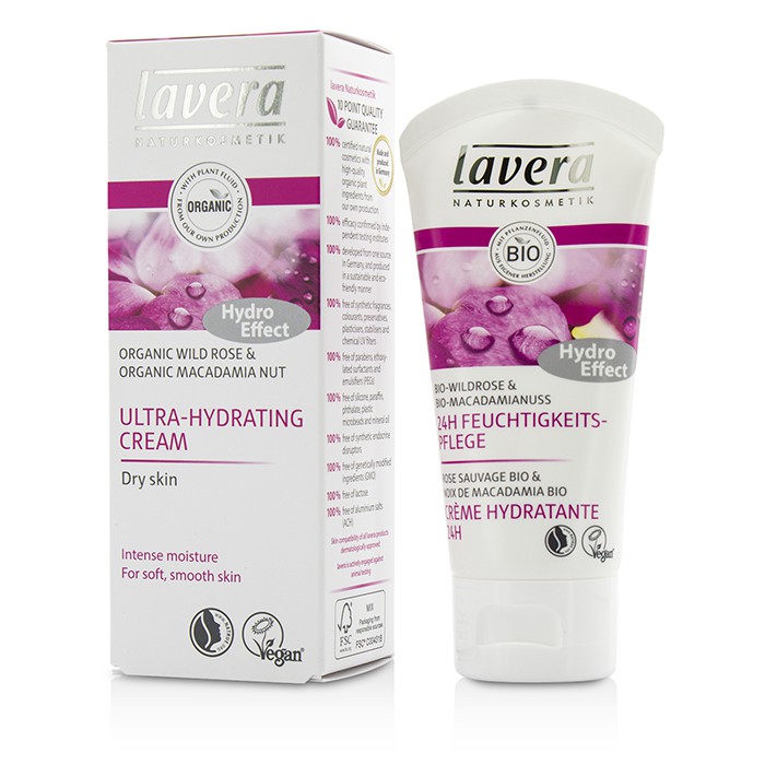 Lavera Organic Wild Rose & Macadamia Nut Ultra-Hydrating Cream - Dry Skin 50ml/1.69ozProduct Thumbnail