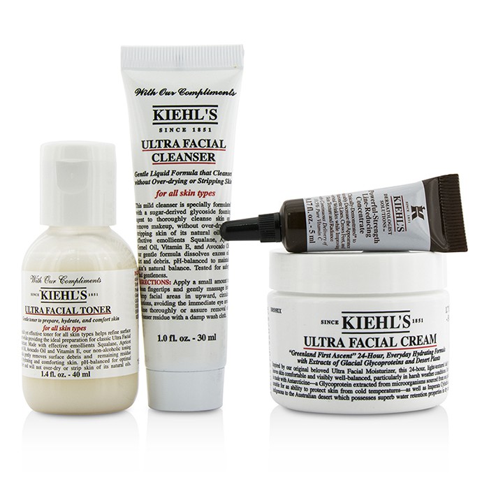 Kiehl's Ultra Facial Set: 4pcs+1bagProduct Thumbnail