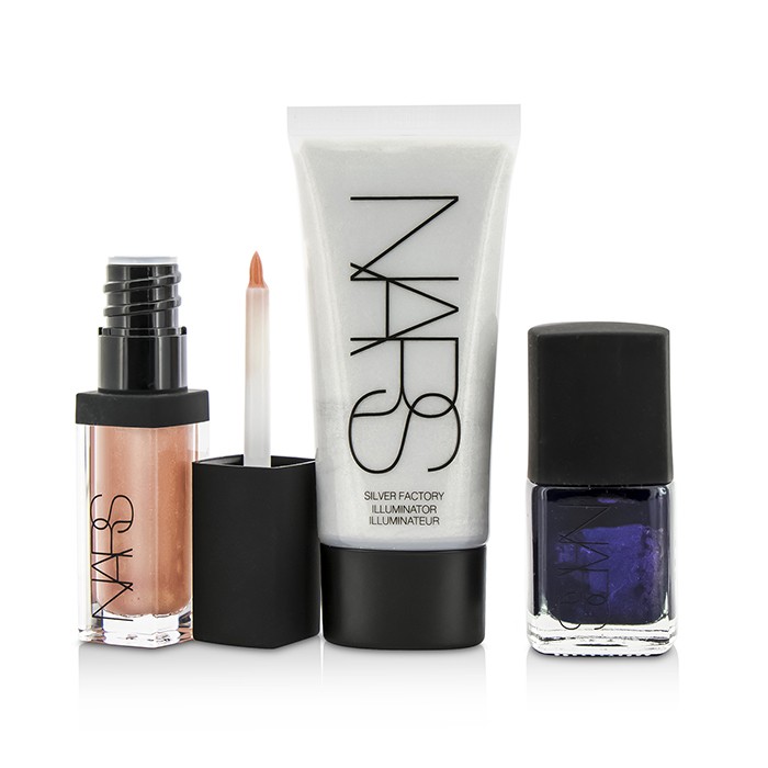 NARS Andy Warhol Walk On The Wild Side Set (1xMini Illuminator, 1xMini Nail Polish, 1xMini Lip Gloss) 3pcsProduct Thumbnail