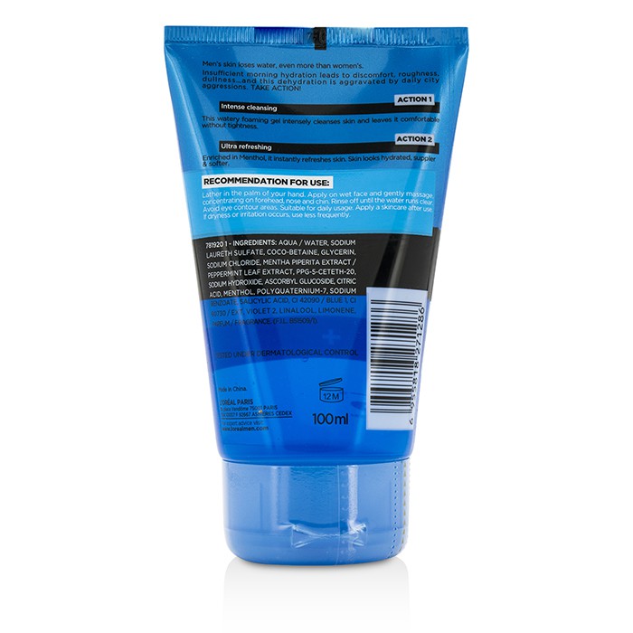 L'Oreal Men Expert Hydra Power Watery Foaming Gel 100ml/3.4ozProduct Thumbnail