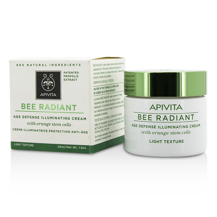 Apivita Bee Radiant Age Defense Illuminating Cream - Light Texture 50ml/1.76ozProduct Thumbnail
