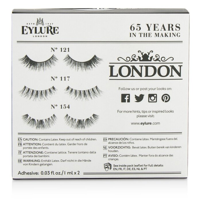 Eylure The London Edit False Lashes Multipack 3pairsProduct Thumbnail