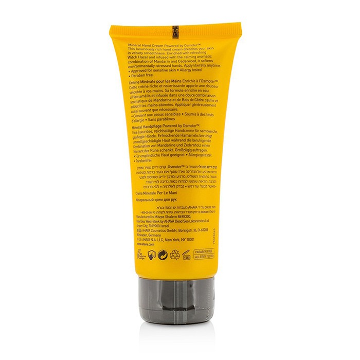 Ahava Deadsea Water Mineral Hand Cream - Mandarin & Cedarwood 100ml/3.4ozProduct Thumbnail