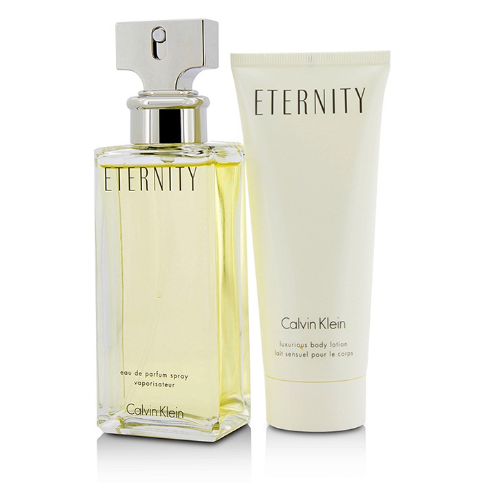 Calvin Klein Eternity Coffret: Eau De Parfum Spray 100ml/3.4oz + Luxurious Body Lotion 100ml/3.4oz 2pcsProduct Thumbnail