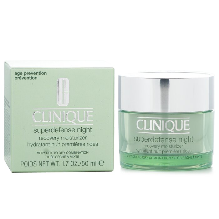 Clinique Superdefense Night Recovery Moisturizer - For Very Dry To Dry Combination  50ml/1.7ozProduct Thumbnail