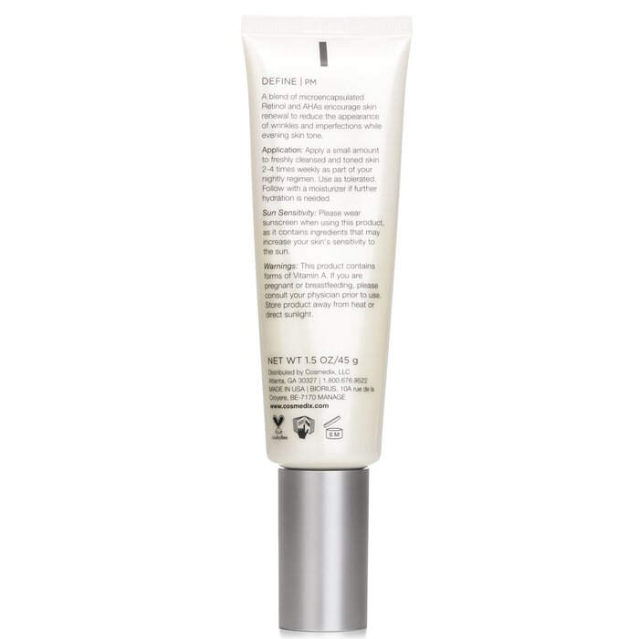 CosMedix Define Age-Defying Treatment With Hydroxy Acids & Retinol 45g/1.5ozProduct Thumbnail