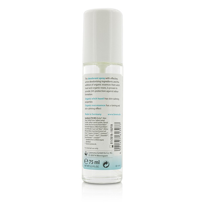 Lavera 24h Basis Sensitiv Deodorant Spray 75ml/2.5ozProduct Thumbnail