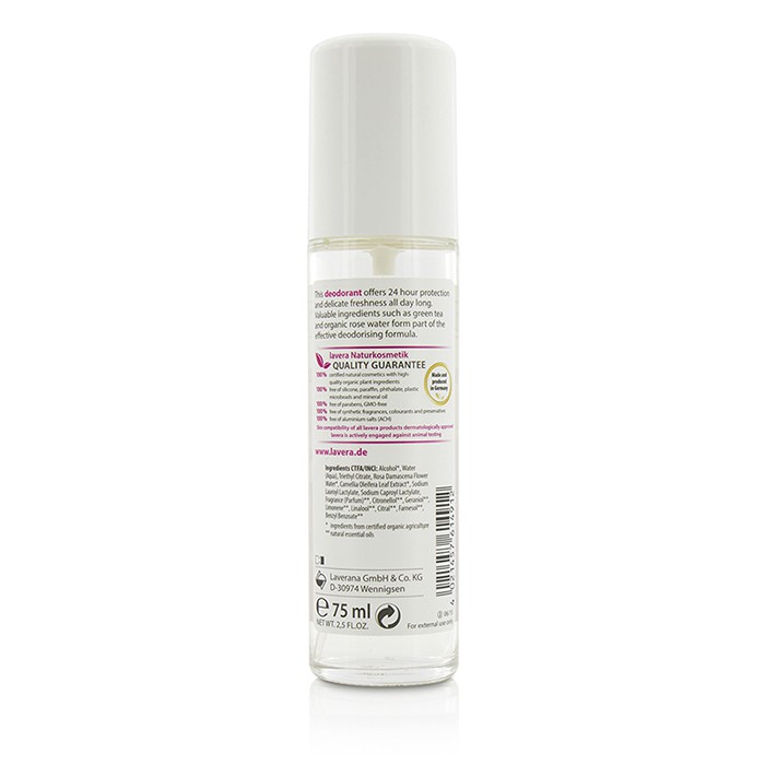 Lavera 24h Organic Wild Rose Deodorant Spray 75ml/2.5ozProduct Thumbnail