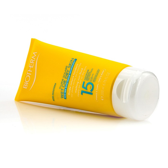 Biotherm Fluide Solaire Wet Or Dry Skin Melting Sun Fluid SPF 15 For Face & Body - Water Resistant 200ml/6.76ozProduct Thumbnail