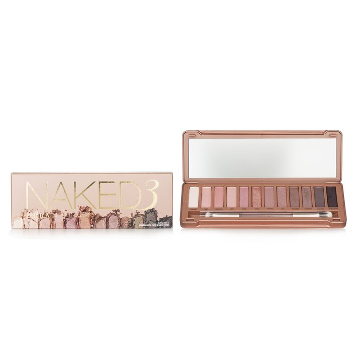 Urban Decay Naked 3 Eyeshadow Palette: 12x Eyeshadow, 1x Doubled Ended Shadow Blending Brush Picture ColorProduct Thumbnail