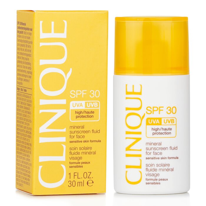 Clinique Mineral Sunscreen Fluid For Face SPF 30 - Sensitive Skin Formula  30ml/1ozProduct Thumbnail