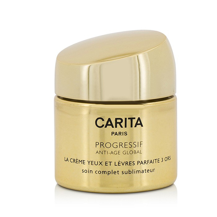 Carita Progressif Anti-Age Global Perfect Cream Trio Of Gold For Eyes & Lips 15ml/0.47ozProduct Thumbnail