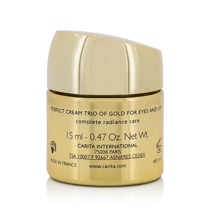 Carita Progressif Anti-Age Global Perfect Cream Trio Of Gold For Eyes & Lips 15ml/0.47ozProduct Thumbnail