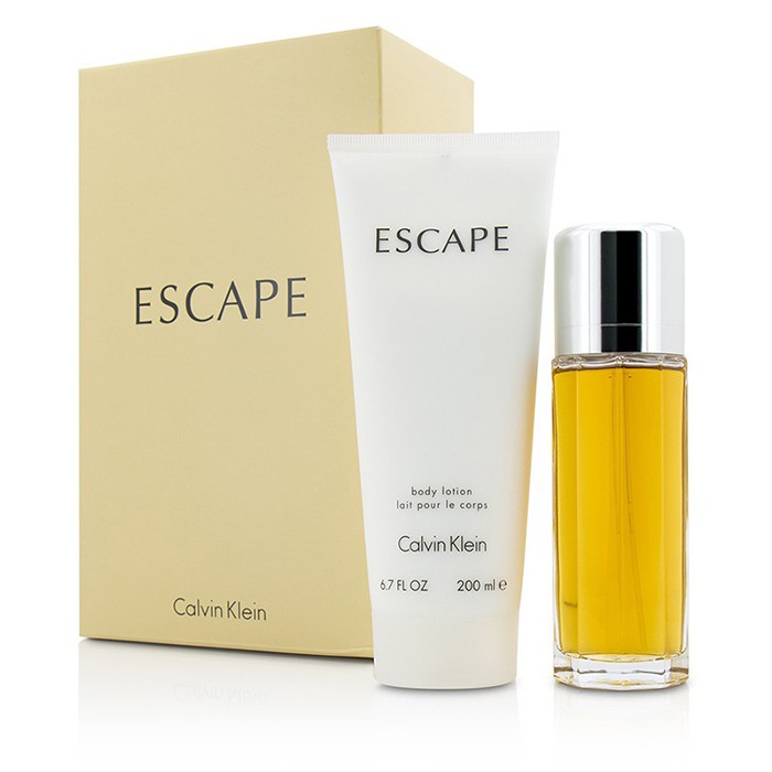 Calvin Klein Escape Coffret: Eau De Parfum Spray 100ml/3.4oz + Body Lotion 200ml/6.7oz 2pcsProduct Thumbnail