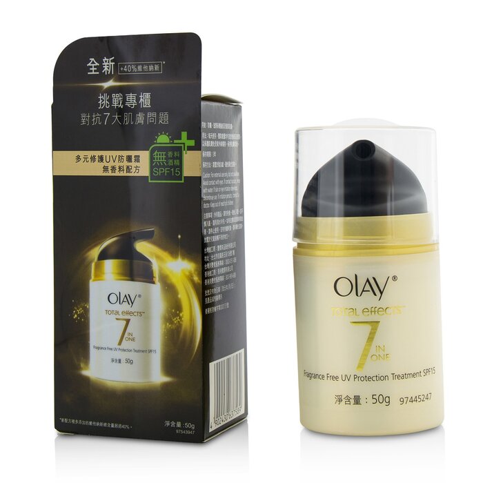 Olay Total Effects 7 in 1 Fragrance Free UV Protection Treatment SPF15 50g/1.7ozProduct Thumbnail
