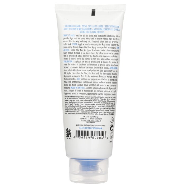 Baxter Of California Grooming Cream (Light Hold / Natural Finish) 100ml/3.4ozProduct Thumbnail