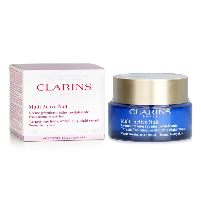 Clarins Multi-Active Night Targets Fine Lines Revitalizing Night Cream - For Normal To Dry Skin  50ml/1.7ozProduct Thumbnail