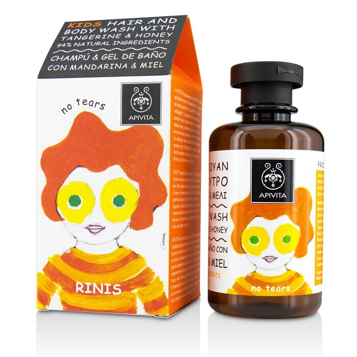 Apivita Kids Hair & Body Wash With Tangerine & Honey 250ml/8.5ozProduct Thumbnail