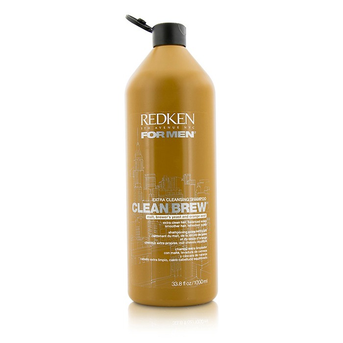Redken Men Clean Brew Extra Cleansing Shampoo (Extra Clean Hair, Balanced Scalp) 1000ml/33.8ozProduct Thumbnail