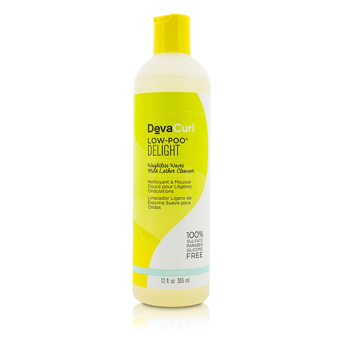 DevaCurl Low-Poo Delight (Weightless Waves Mild Lather Cleanser - For Wavy Hair)  355ml/12ozProduct Thumbnail