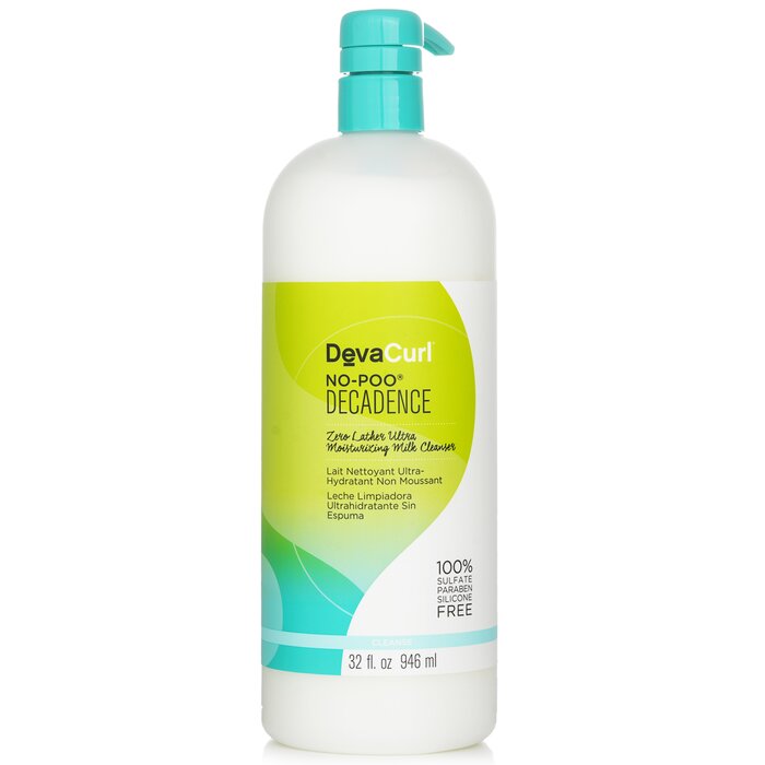 DevaCurl No-Poo Decadence (Zero Lather Ultra Moisturizing Milk Cleanser - For Super Curly Hair)  946ml/32ozProduct Thumbnail