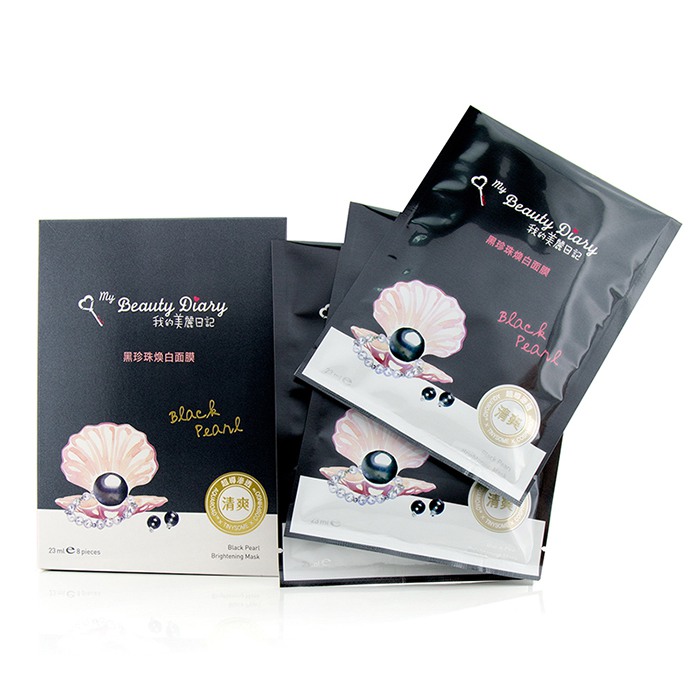 My Beauty Diary Mask - Black Pearl Brightening (Optimal Whitening) 8pcsProduct Thumbnail