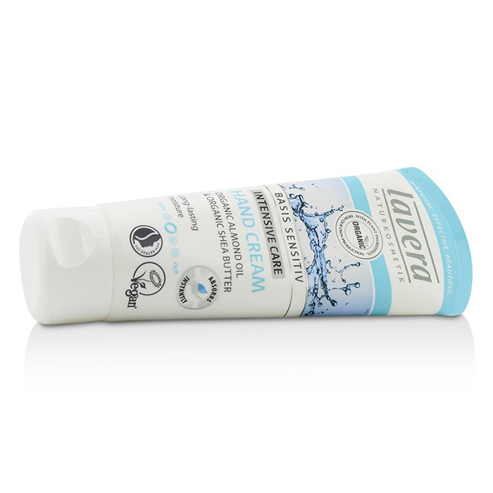 Lavera Intensive Care Basis Sensitiv Organic Almond Oil & Shea Butter Hand Cream 75ml/2.5ozProduct Thumbnail