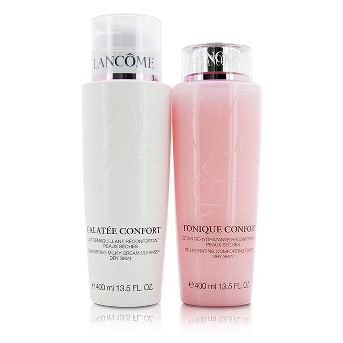 Lancome Confort Duo Set: Confort Galatee 400ml/13.4oz + Confort Tonique 400ml/13.4oz 2pcs+1bagProduct Thumbnail