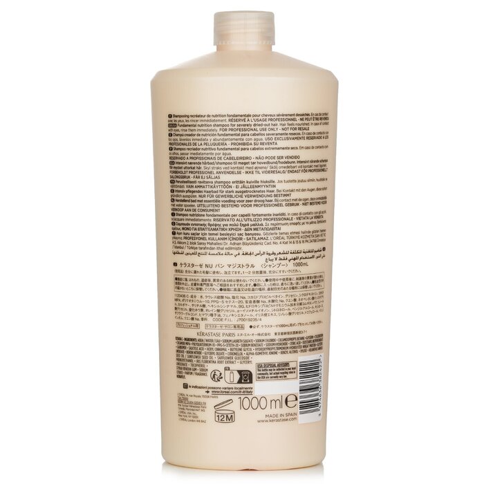 Kerastase Nutritive Bain Magistral Fundamental Nutrition Shampoo (Severely Dried-Out Hair) 1000ml/33.8ozProduct Thumbnail