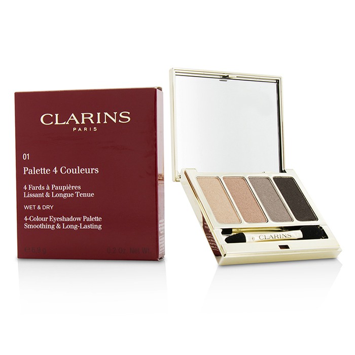 Clarins 4 Colour Eyeshadow Palette (Smoothing & Long Lasting) 6.9g/0.2ozProduct Thumbnail