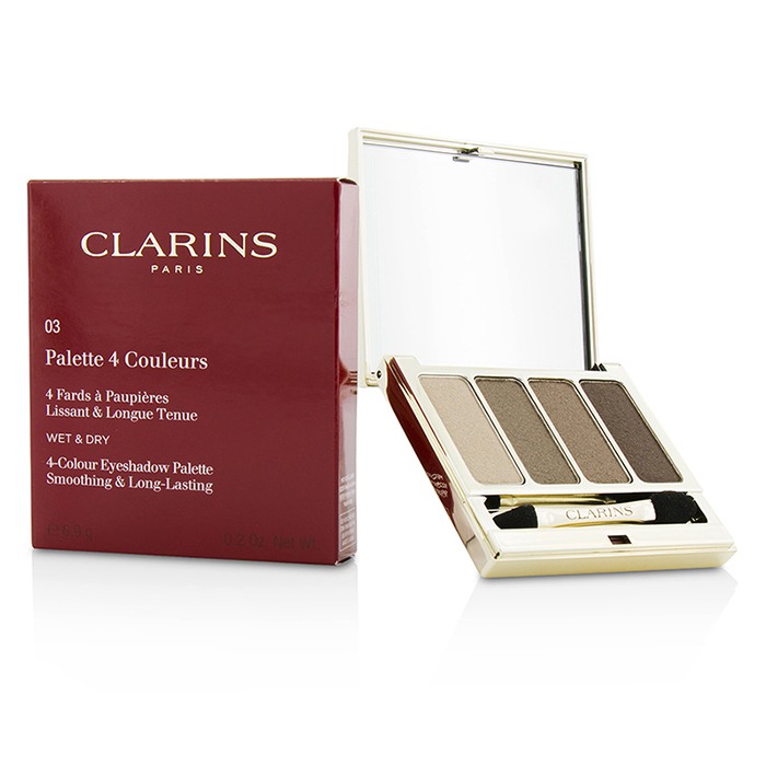 Clarins 4 Colour Eyeshadow Palette (Smoothing & Long Lasting) 6.9g/0.2ozProduct Thumbnail