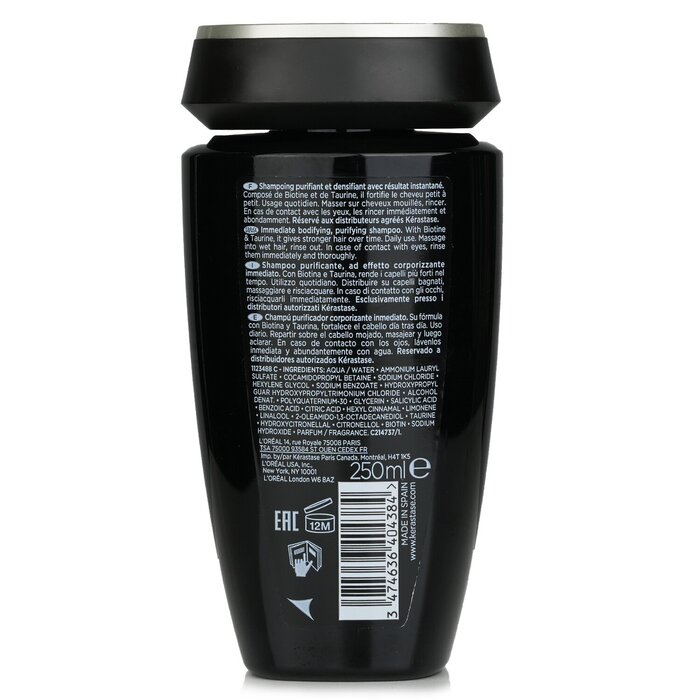 Kerastase Densifique Bain Densite Homme Daily Care Shampoo (Hair Visibly Lacking Density) 250ml/8.5ozProduct Thumbnail