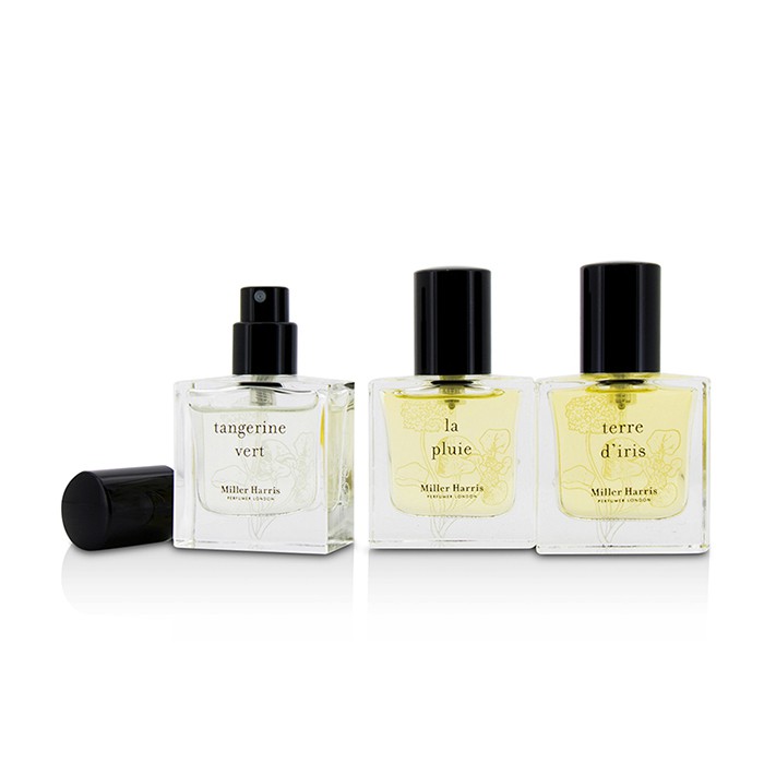 Miller Harris La Collection Voyage Pour Elle Eau De Parfum Spray Colletion: La Pluie + Tangerine Vert + Terre D'Iris 3x14ml/0.47ozProduct Thumbnail