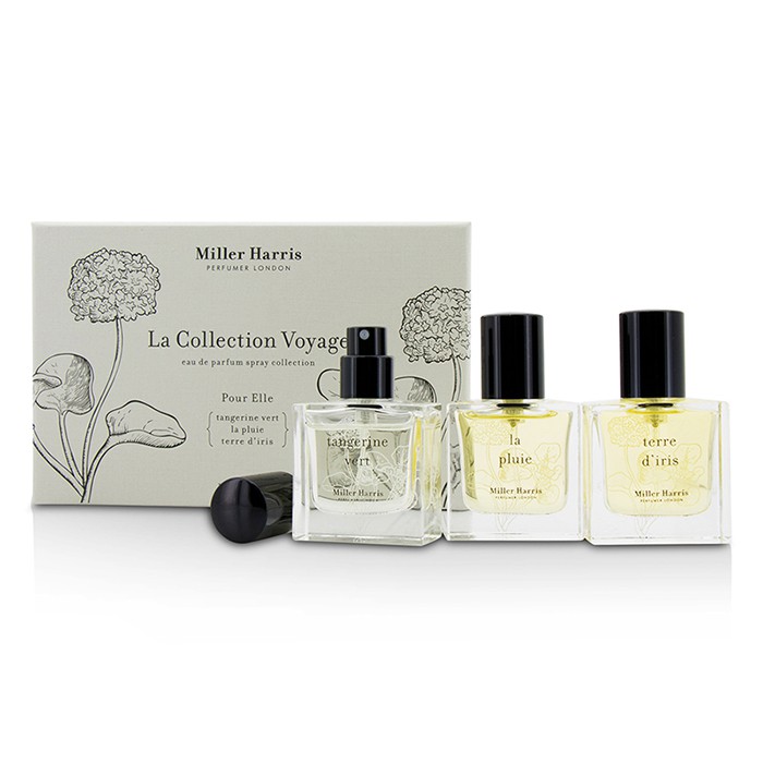 Miller Harris La Collection Voyage Pour Elle Eau De Parfum Spray Colletion: La Pluie + Tangerine Vert + Terre D'Iris 3x14ml/0.47ozProduct Thumbnail