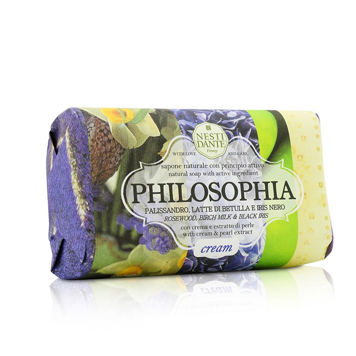 Nesti Dante Philosophia természetes szappan - krém - rózsafa, nyírfatej és fekete írisz krémmel és gyöngy kivonattal 250g/8.8ozProduct Thumbnail