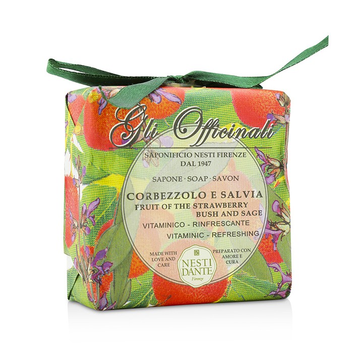 Nesti Dante Gli Officinali Soap - Fruit Of The Strawberry Bush & Sage - Vitaminic & Refreshing 200g/7ozProduct Thumbnail