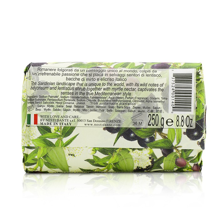 Nesti Dante Sabonete Natural Fino Dolce Vivere - Sardegna - Néctar de Murta, Lentiscus e Arbusto Helycrisum 250g/8.8ozProduct Thumbnail