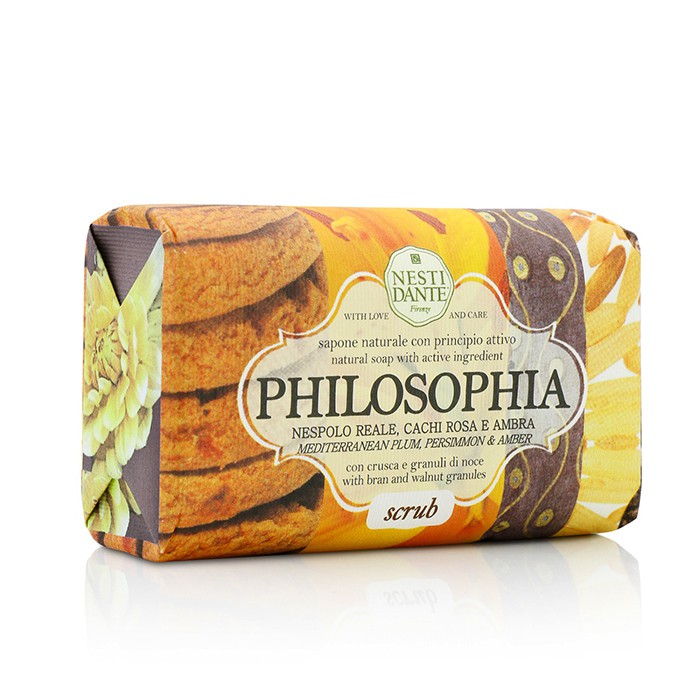 Nesti Dante Philosophia Jabón Natural - Scrub - Mediterranean Plum, Persimmon & Amber With Bran & Walnut Granules 250g/8.8ozProduct Thumbnail