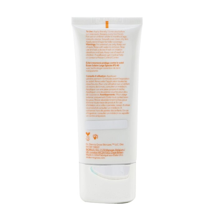 Dr Dennis Gross Instant Radiance Sun Defense Sunscreen SPF 40 - Light-Medium 50ml/1.7ozProduct Thumbnail
