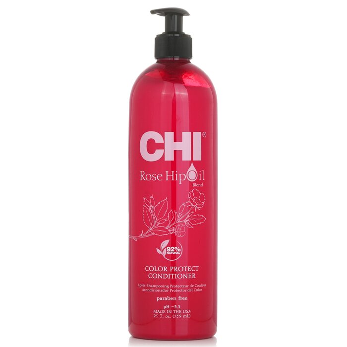 CHI Rose Hip Oil Color Nurture Protecting Conditioner 739ml/25ozProduct Thumbnail