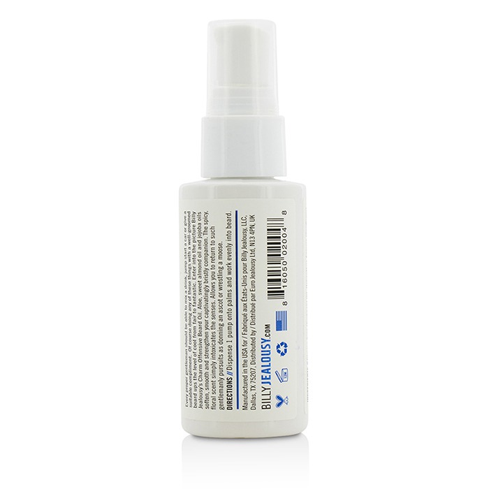Billy Jealousy Charm Offensive Beard Oil with Sweet Almond Oil 60ml/2ozProduct Thumbnail